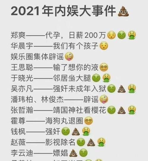 2021娱乐圈吃瓜汇总,年度吃瓜大事件盘点